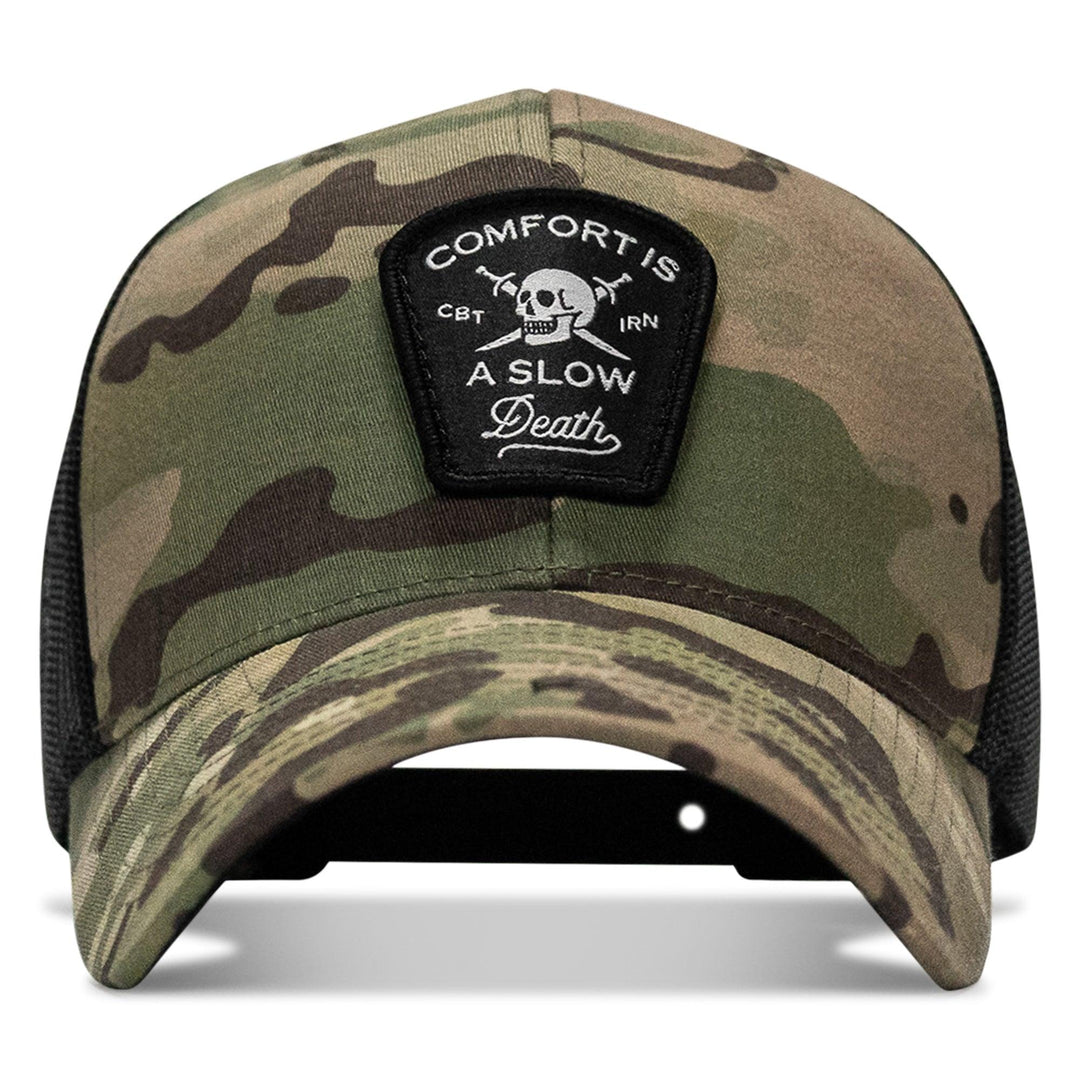One Revolver Surfboards - Comfort Is A Slow Death Patch Snapback Hat HEADWEAR