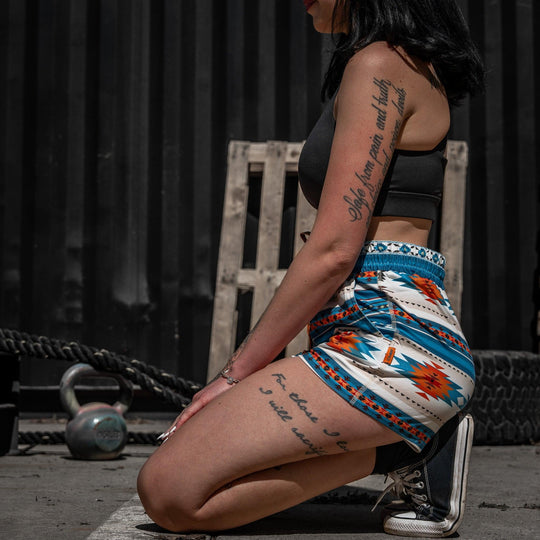 One Revolver Surfboards - Women’s Studio Flex Training &amp; Recovery Shorts | 4" SHORTS | WOMEN
