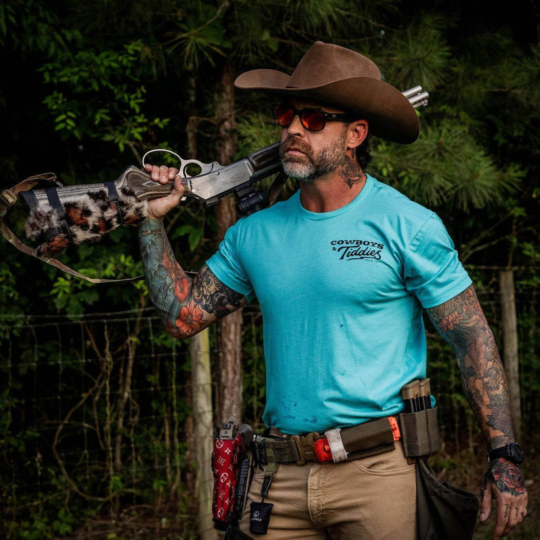 Life Ain't Always Cowboy's and Titties Men's T-Shirt - One Revolver Surfboards