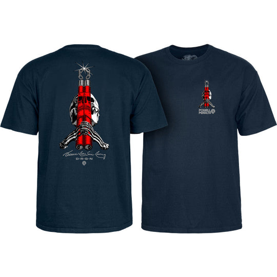 POWELL PERALTA x BRUCE LEE "SKULL & NUNCHUCKS" T-SHIRT