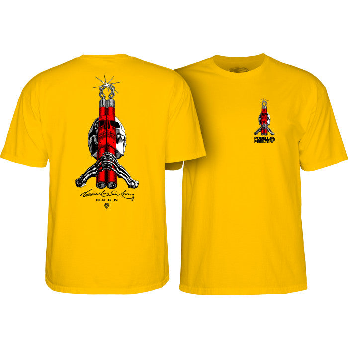 POWELL PERALTA x BRUCE LEE "SKULL & NUNCHUCKS" T-SHIRT - One Revolver Surfboards