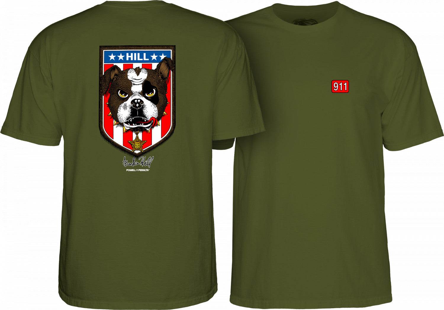 Powell Peralta Hill Bulldog T-Shirt - One Revolver Surfboards