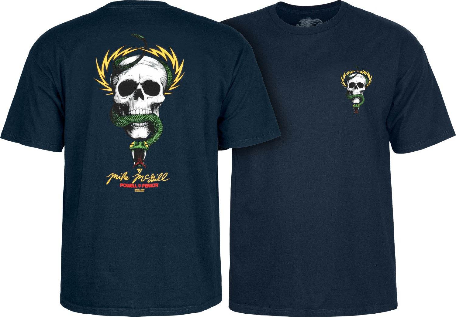 Powell Peralta Mike McGill Skull & Snake T-shirt - One Revolver Surfboards