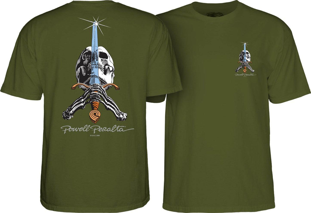 Powell Peralta Skull and Sword T-Shirt - One Revolver Surfboards