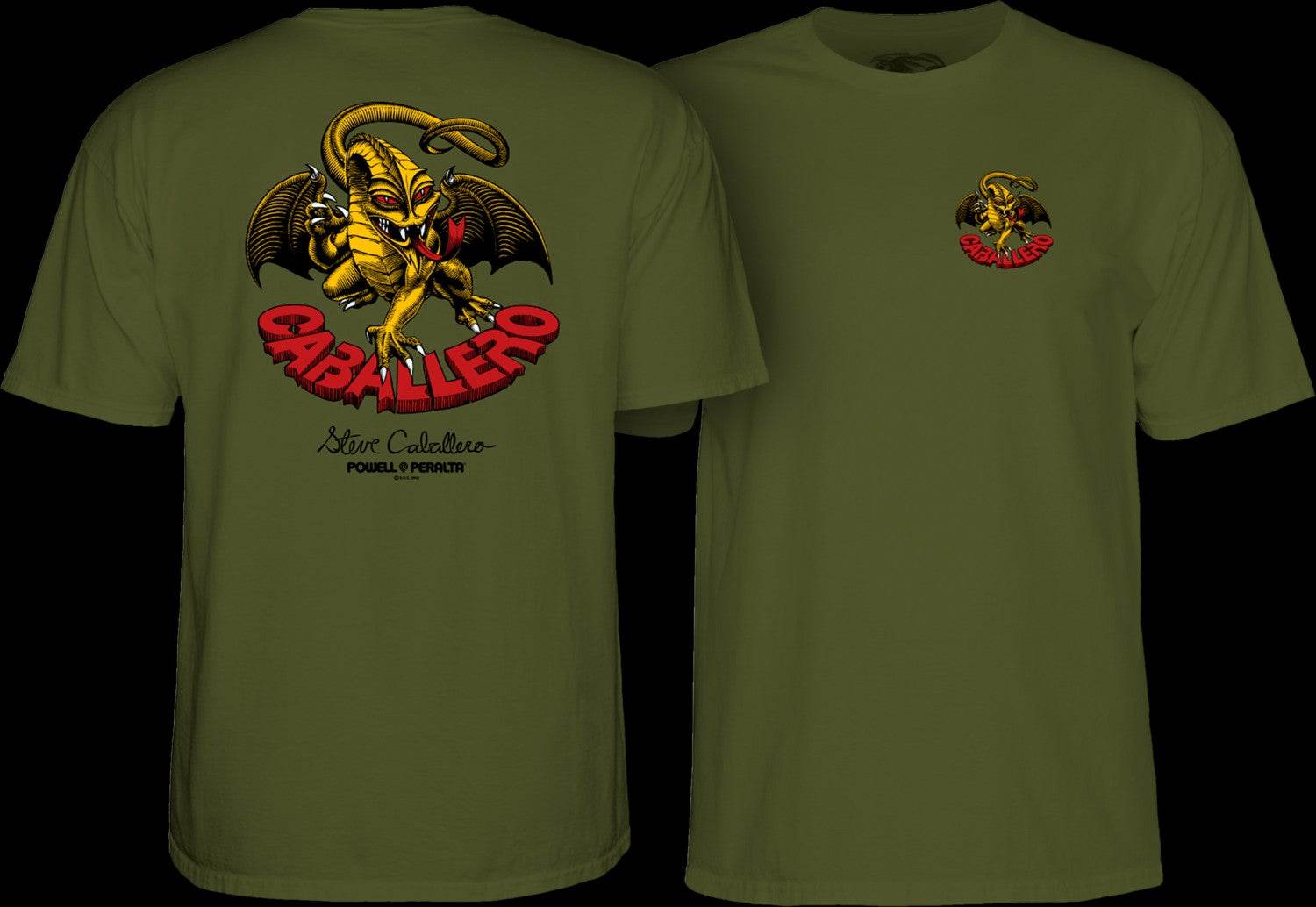 Powell Peralta Steve Caballero Cab Classic Dragon T-Shirt - One Revolver Surfboards