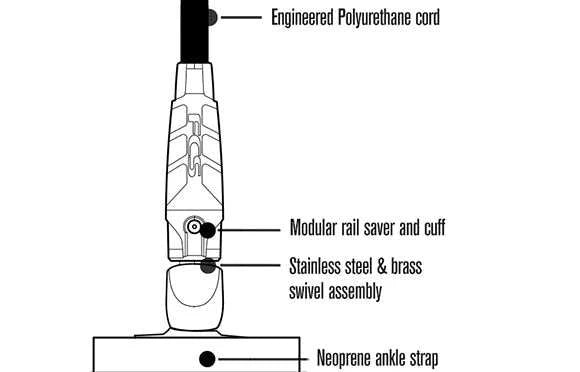 FCS Protect Big Wave Leash