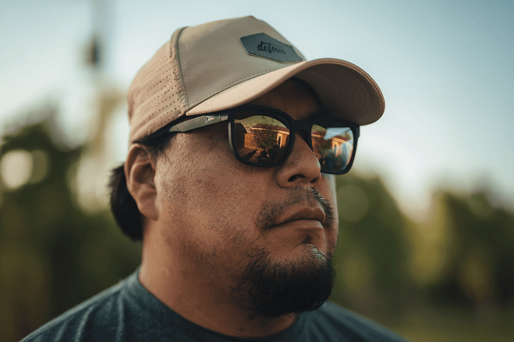 Cabana XL - Matte Black - 24k Gold Polarized - One Revolver Surfboards
