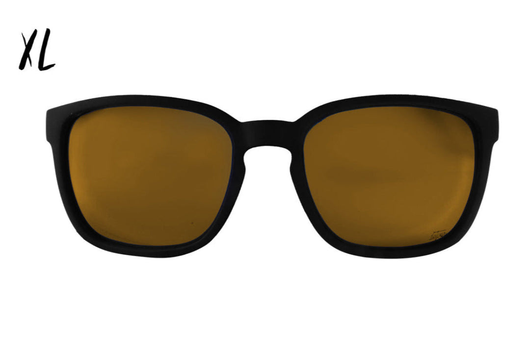 Cabana XL - Matte Black - 24k Gold Polarized