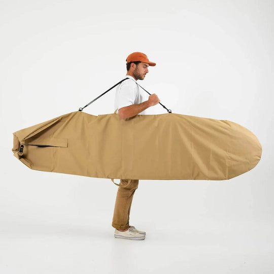 FARO Canvas Surfboard Bag (tan color) - Surfboard Bag - One Revolver Surfboards
