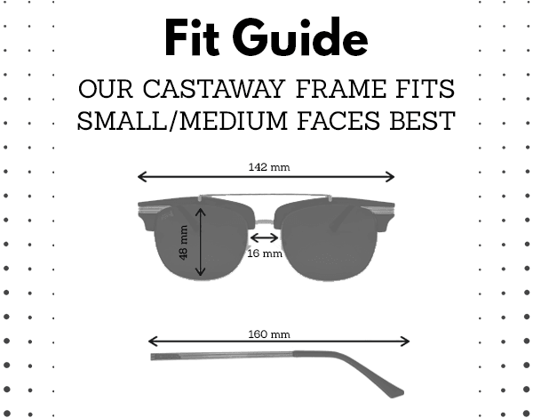 One Revolver Surfboards - Matte Black Gold - Jet Black Lens Polarized - Castaway Castaway