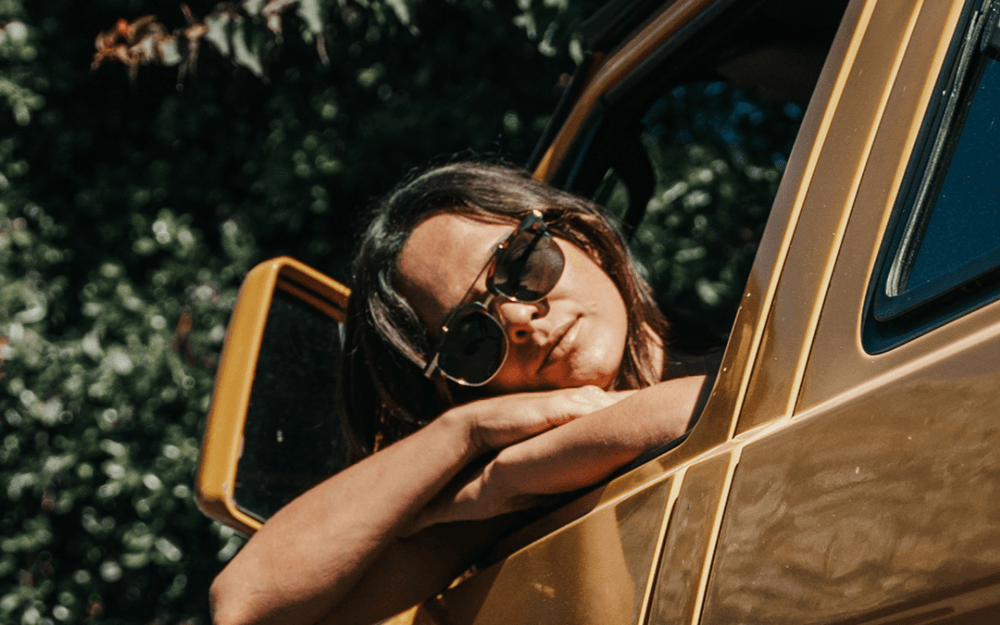 Matte Black Gold - Jet Black Lens Polarized - Castaway - One Revolver Surfboards