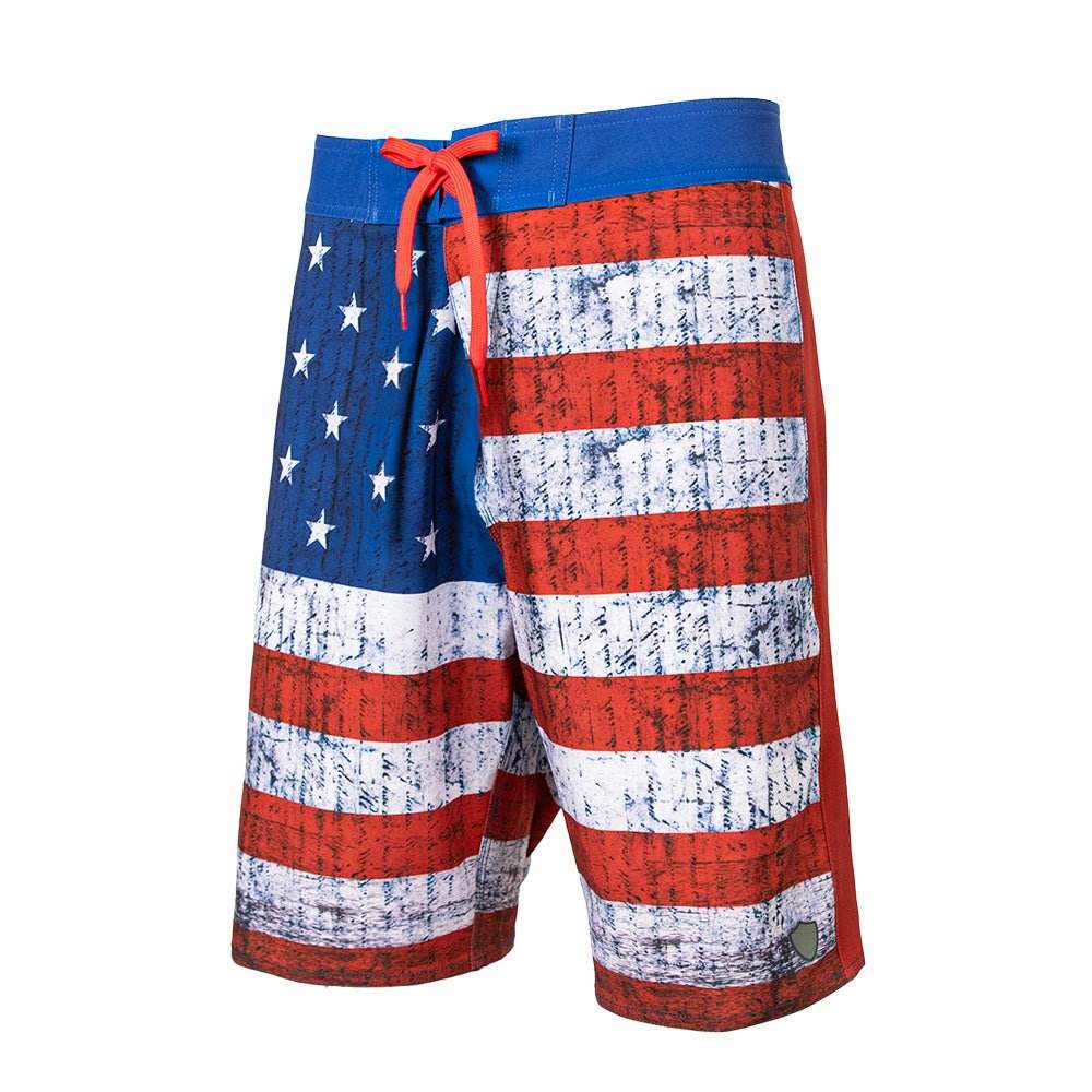 American Flag Board Shorts - One Revolver Surfboards