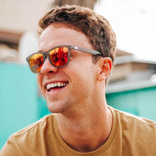 Frosted Grey / Red Sunset Classics - One Revolver Surfboards