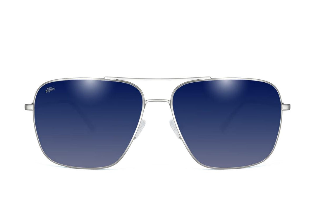 One Revolver Surfboards - Coastal XL - Matte Silver - Blue Gradient Polarized Coastal XL