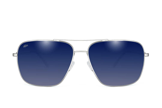 One Revolver Surfboards - Coastal XL - Matte Silver - Blue Gradient Polarized Coastal XL