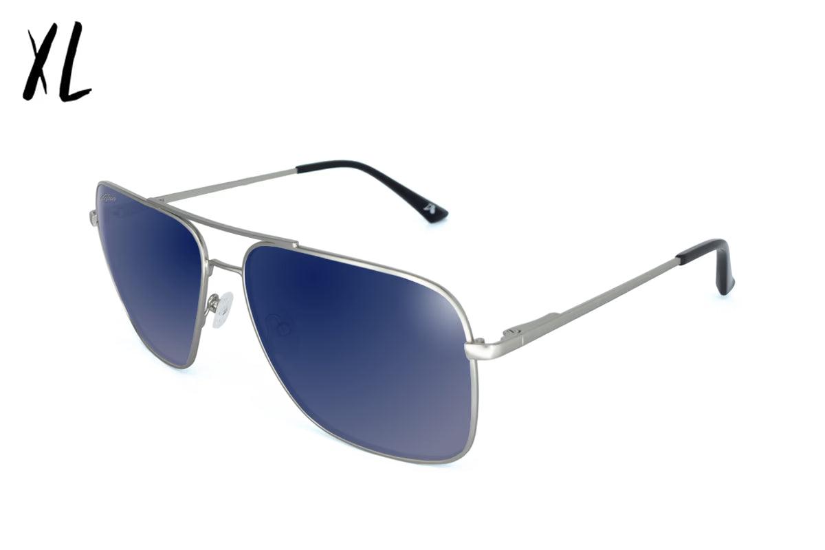 One Revolver Surfboards - Coastal XL - Matte Silver - Blue Gradient Polarized Coastal XL