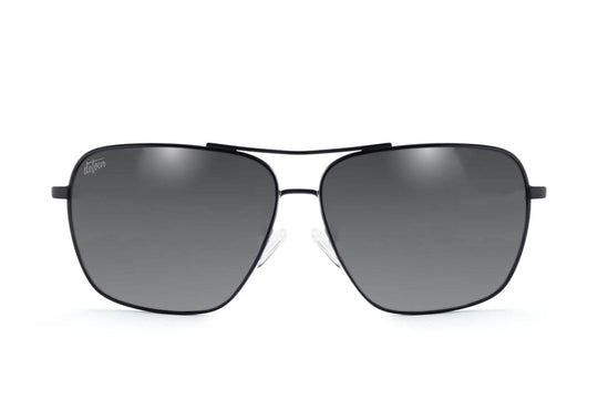 Coastal - Matte Black/Grey Tortoise - Silver Bullet Polarized - One Revolver Surfboards
