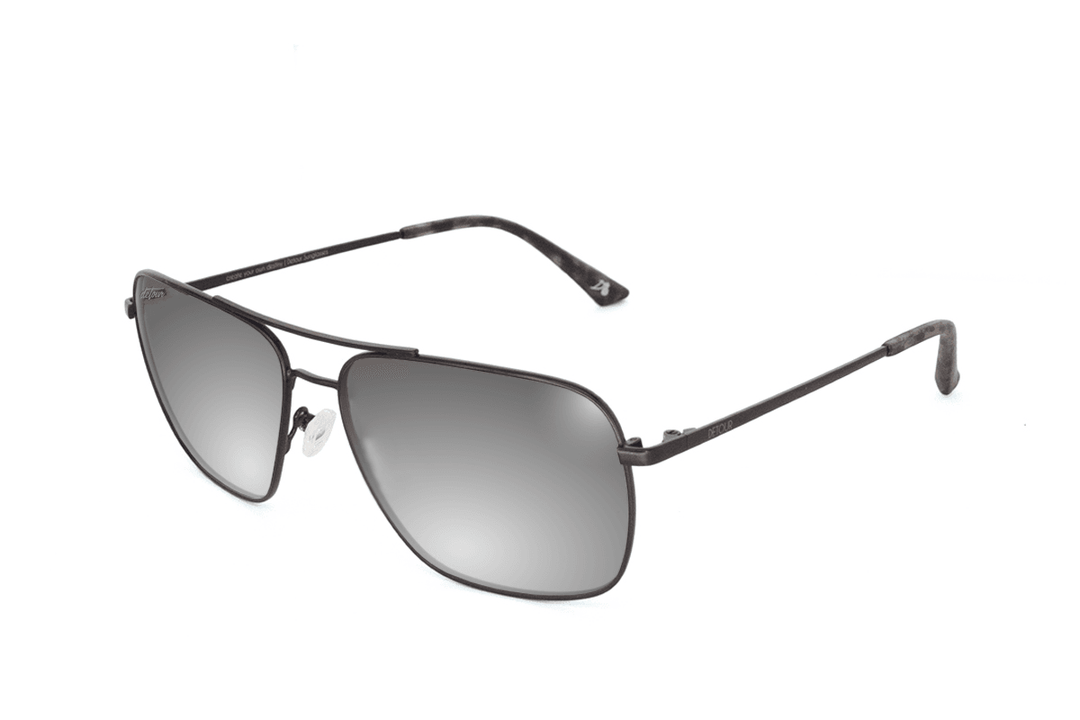 Coastal - Matte Black/Grey Tortoise - Silver Bullet Polarized - One Revolver Surfboards