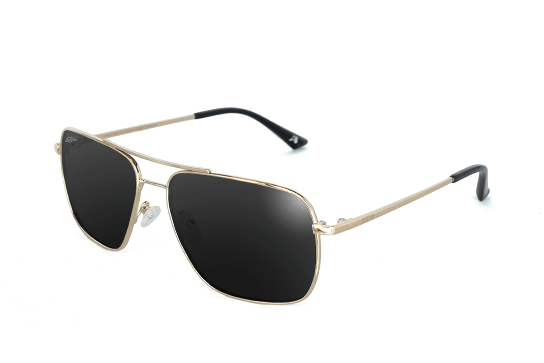 Coastal - Gold- Jet Black Polarized - One Revolver Surfboards