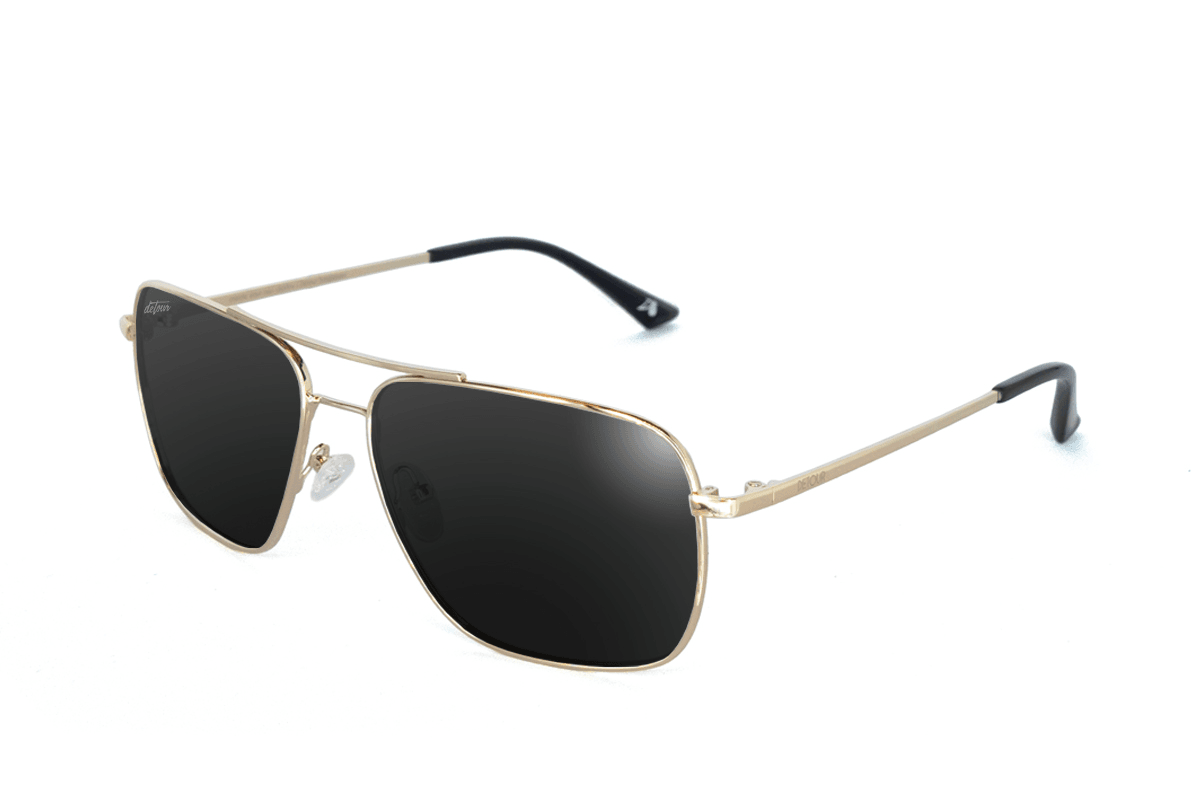 Coastal - Gold- Jet Black Polarized - One Revolver Surfboards