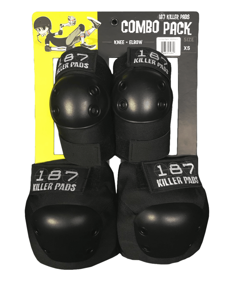 187 Killer Pads Combo Pack Pad Set Elbow Pads / Knee Pads - One Revolver Surfboards
