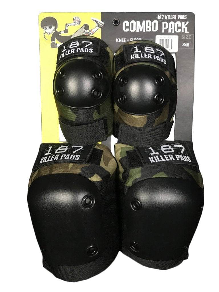 187 Killer Pads Combo Pack Pad Set Elbow Pads / Knee Pads - One Revolver Surfboards