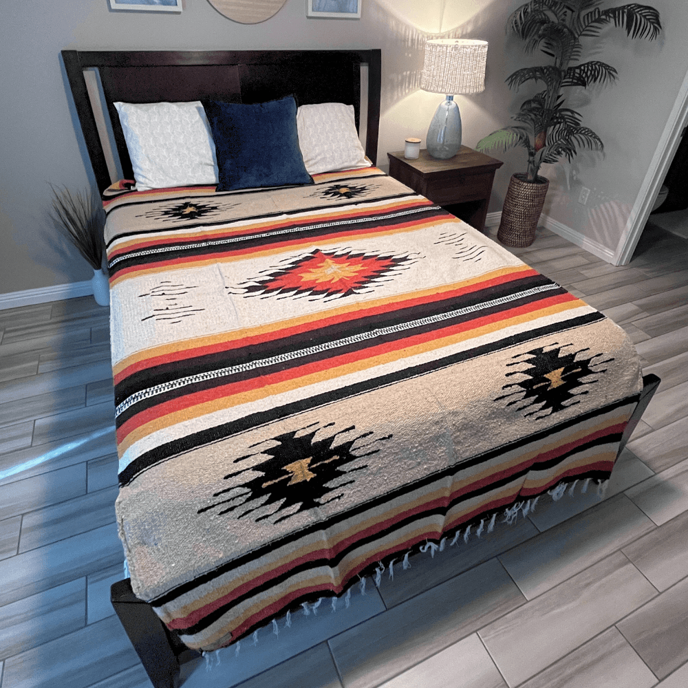 Wool Southwest Mexican Blanket - One Revolver Surfboards