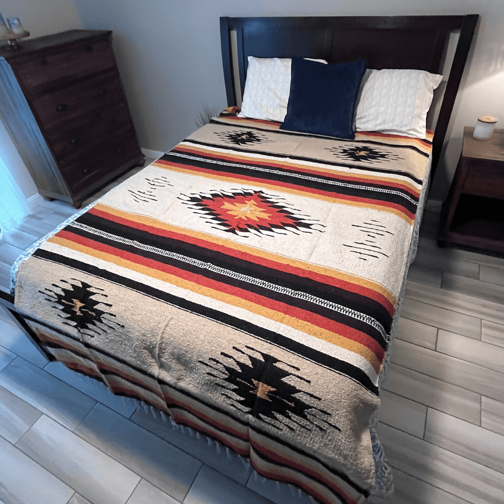 Wool Southwest Mexican Blanket - One Revolver Surfboards