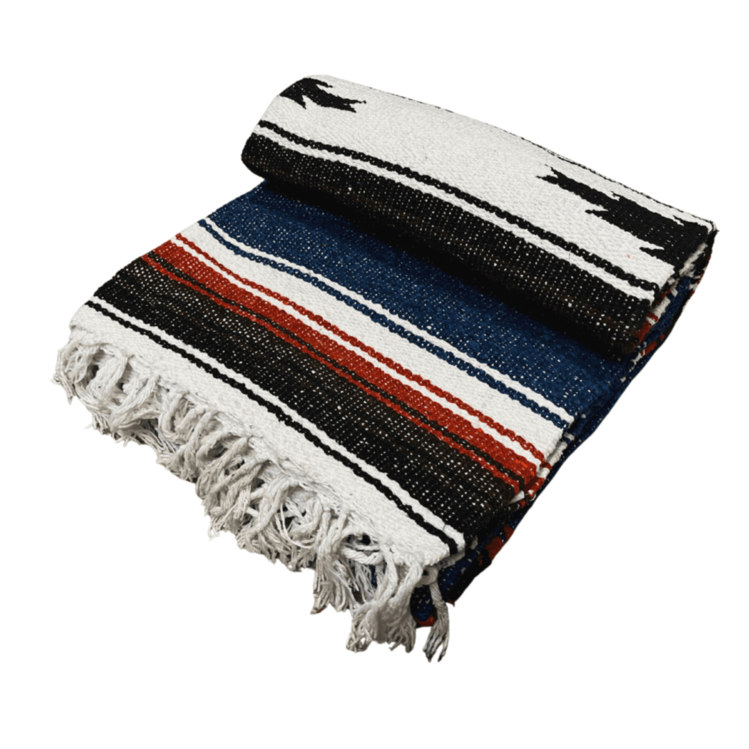 Harvest Moon Diamond Baja Blanket - Blue - Baja Blankets - One Revolver Surfboards
