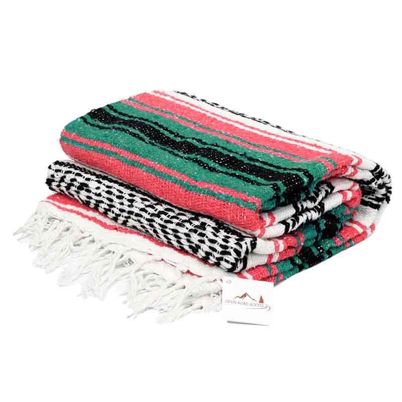 Coral & Sea Green Falsa Yoga Blanket - One Revolver Surfboards
