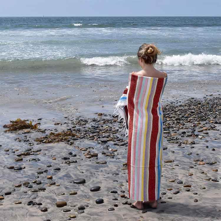 100% Cotton Red Serape Blanket - Serape Blankets - One Revolver Surfboards
