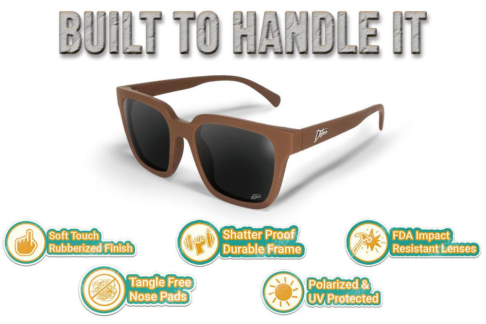 One Revolver Surfboards - Cove - Chestnut Brown - Jet Black Polarized Cove