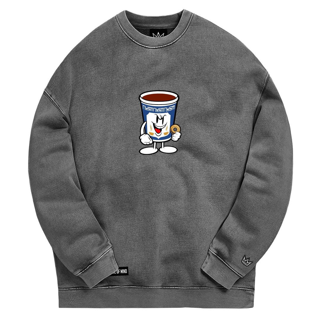 Coffee & A Bagel Crewneck Sweatshirt - One Revolver Surfboards