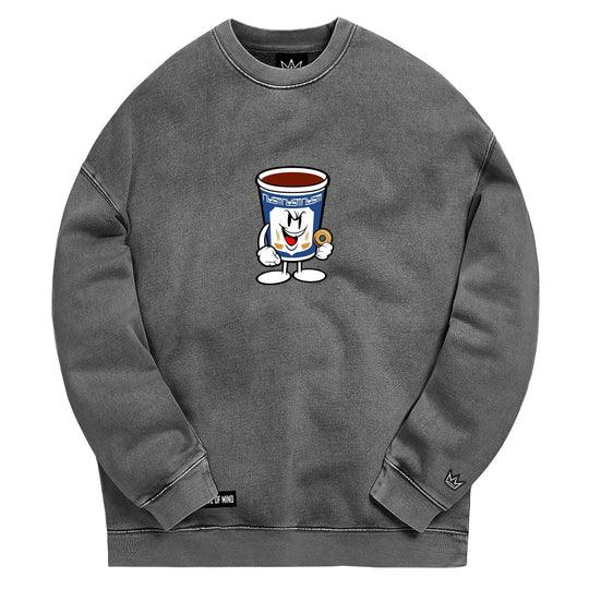 Coffee & A Bagel Crewneck Sweatshirt - One Revolver Surfboards