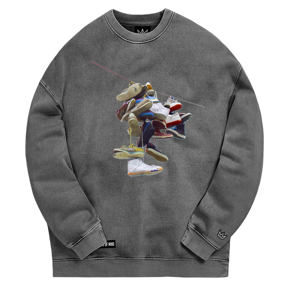 Hanging Shoes Crewneck Sweatshirt - Crewneck Sweatshirt - One Revolver Surfboards