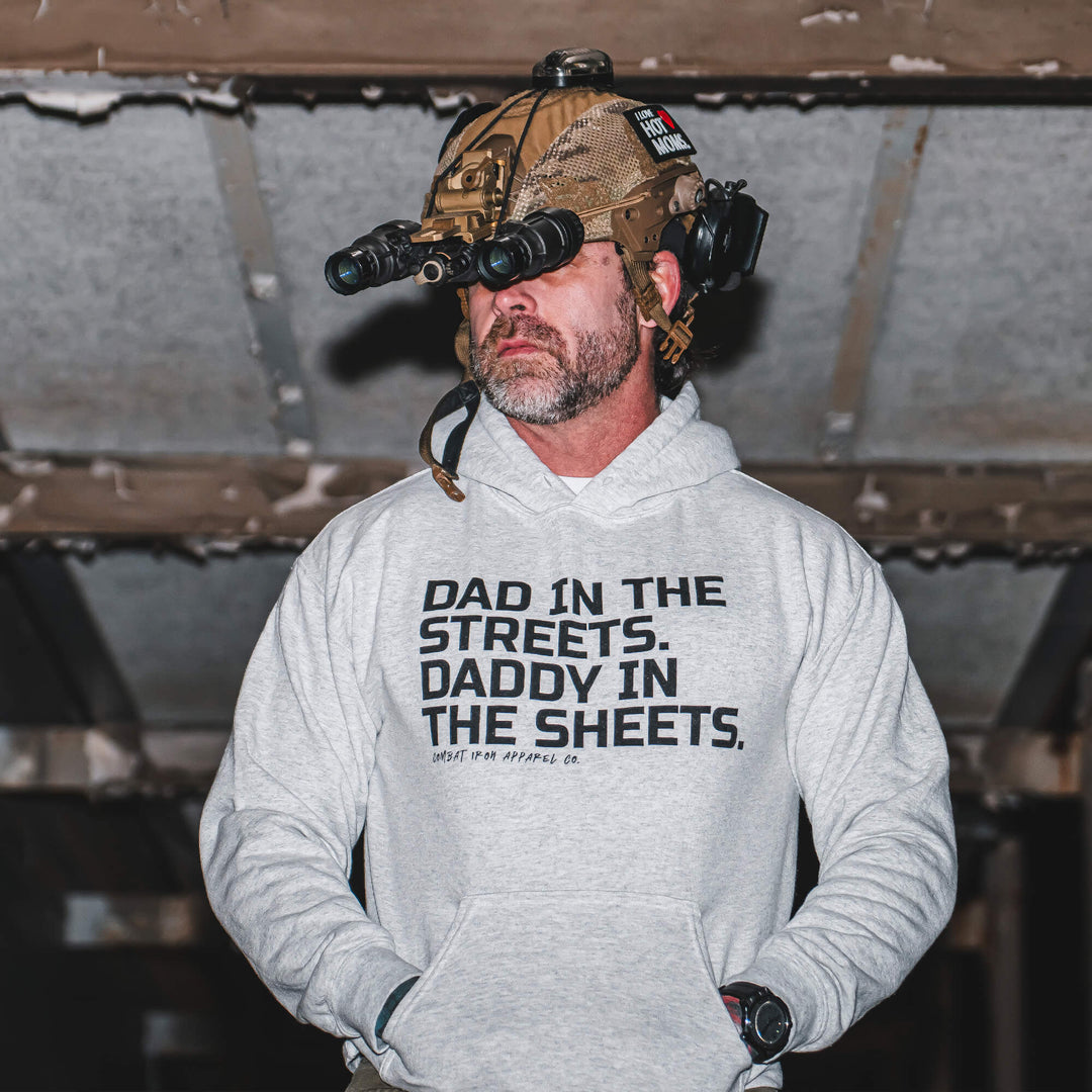 Dad In The Streets. Daddy In The Sheets. Men&