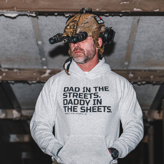 Dad In The Streets. Daddy In The Sheets. Men&