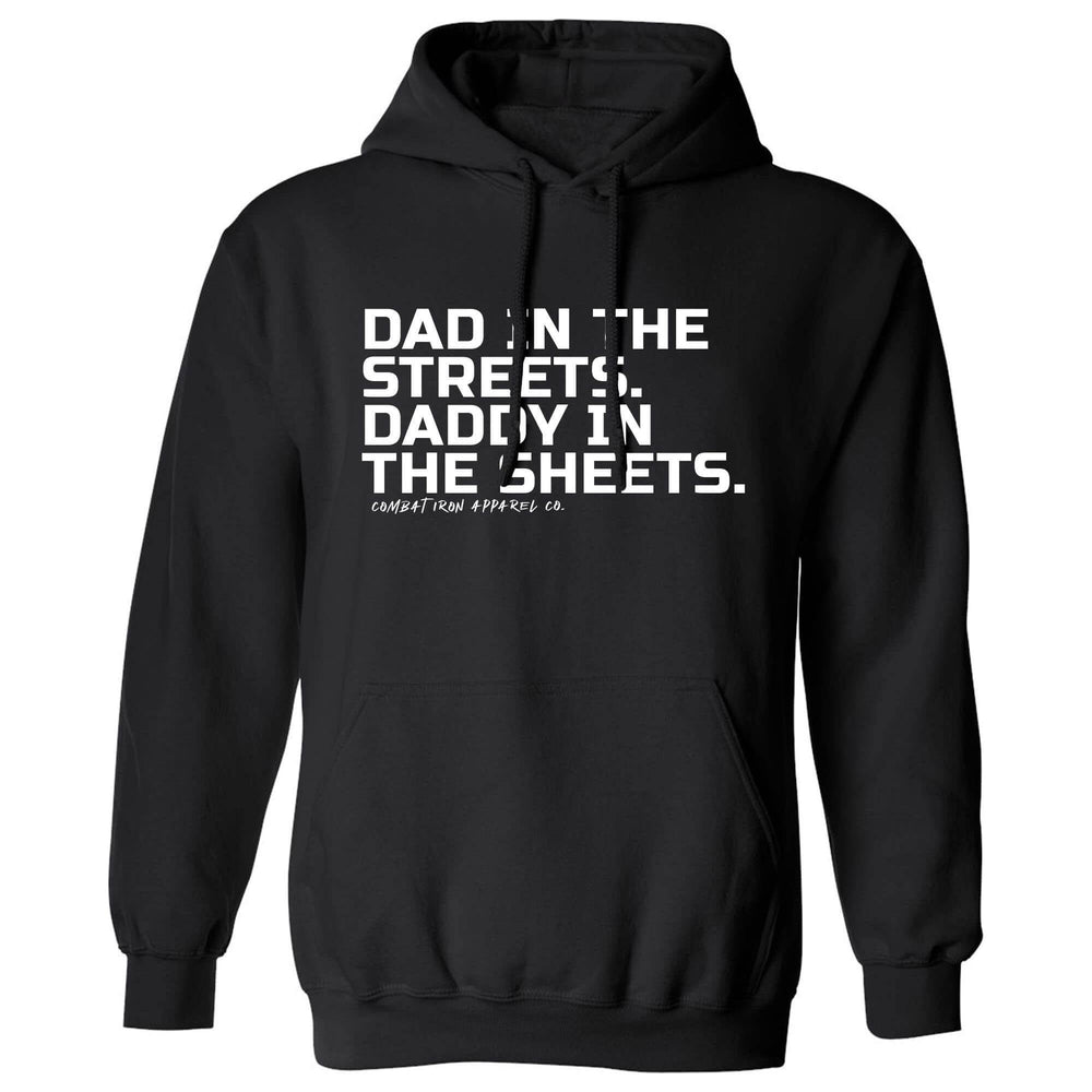 Dad In The Streets. Daddy In The Sheets. Men's Hoodie - One Revolver Surfboards