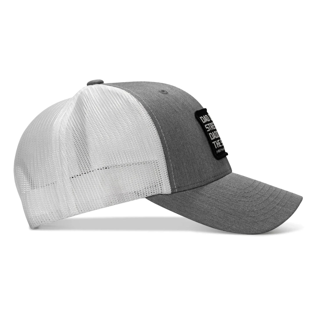 One Revolver Surfboards - Dad In The Streets. Daddy In The Sheets. Black Patch Snapback Hat HEADWEAR