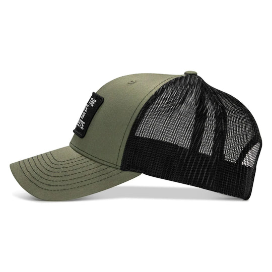 One Revolver Surfboards - Dad In The Streets. Daddy In The Sheets. Black Patch Snapback Hat HEADWEAR