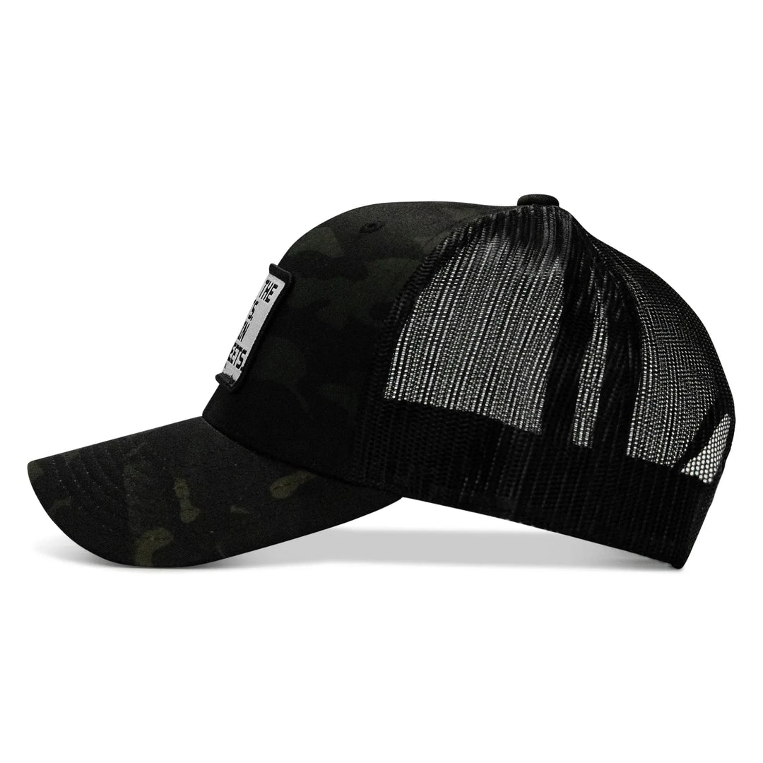 One Revolver Surfboards - Dad In The Streets. Daddy In The Sheets. White Patch Snapback Hat HEADWEAR