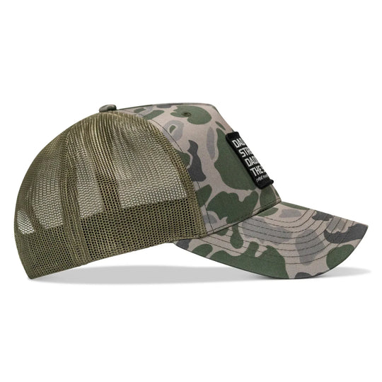 One Revolver Surfboards - Dad In The Streets. Daddy In The Sheets. Black Patch Snapback Hat HEADWEAR