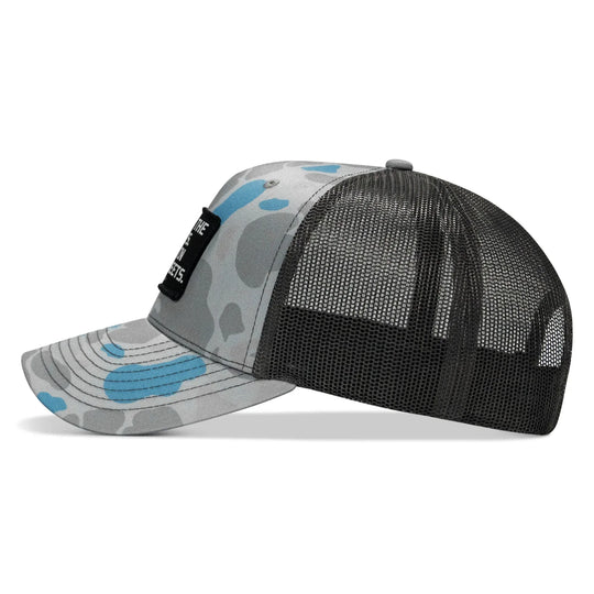 One Revolver Surfboards - Dad In The Streets. Daddy In The Sheets. Black Patch Snapback Hat HEADWEAR