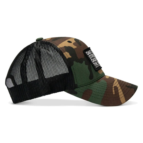 One Revolver Surfboards - Dad In The Streets. Daddy In The Sheets. Black Patch Snapback Hat HEADWEAR