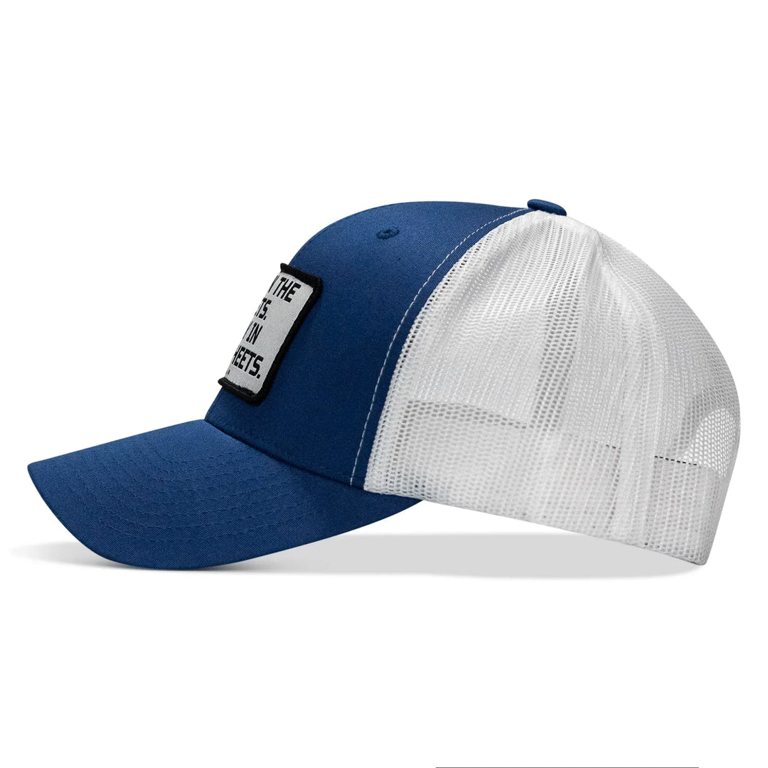 One Revolver Surfboards - Dad In The Streets. Daddy In The Sheets. White Patch Snapback Hat HEADWEAR