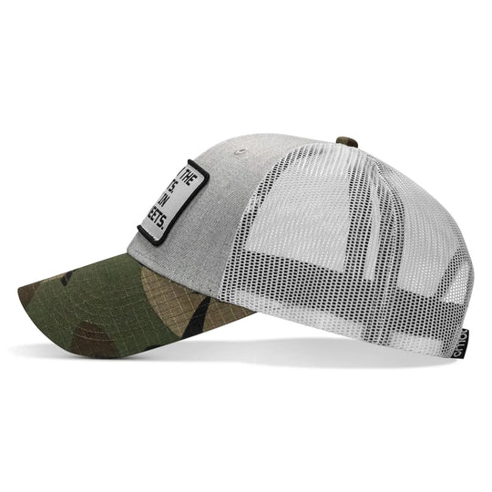 One Revolver Surfboards - Dad In The Streets. Daddy In The Sheets. White Patch Snapback Hat HEADWEAR
