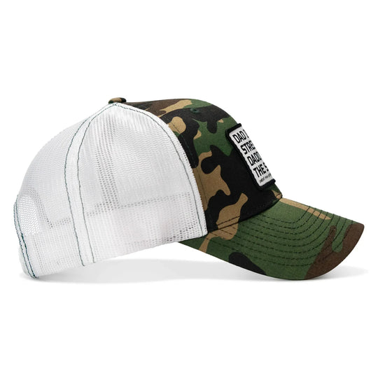 One Revolver Surfboards - Dad In The Streets. Daddy In The Sheets. White Patch Snapback Hat HEADWEAR