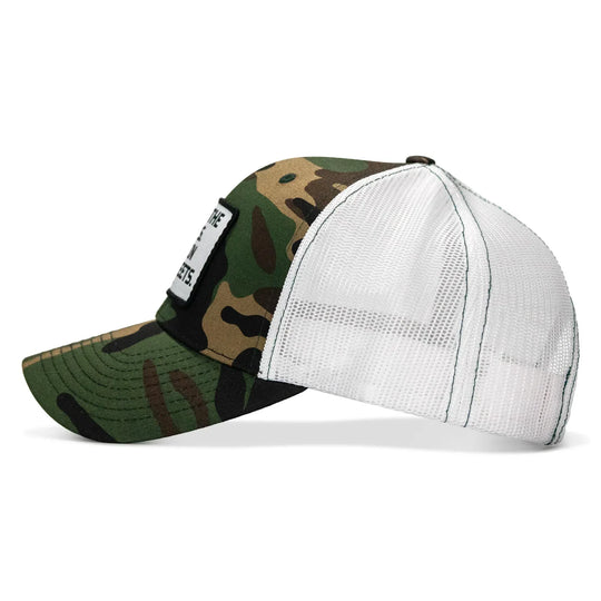 One Revolver Surfboards - Dad In The Streets. Daddy In The Sheets. White Patch Snapback Hat HEADWEAR