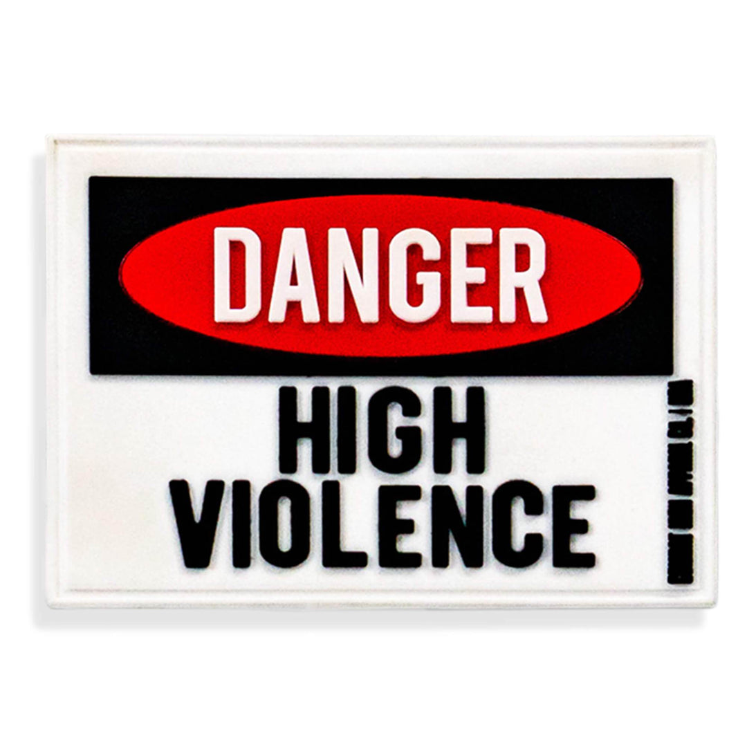 Danger High Violence Pvc Patch - One Revolver Surfboards