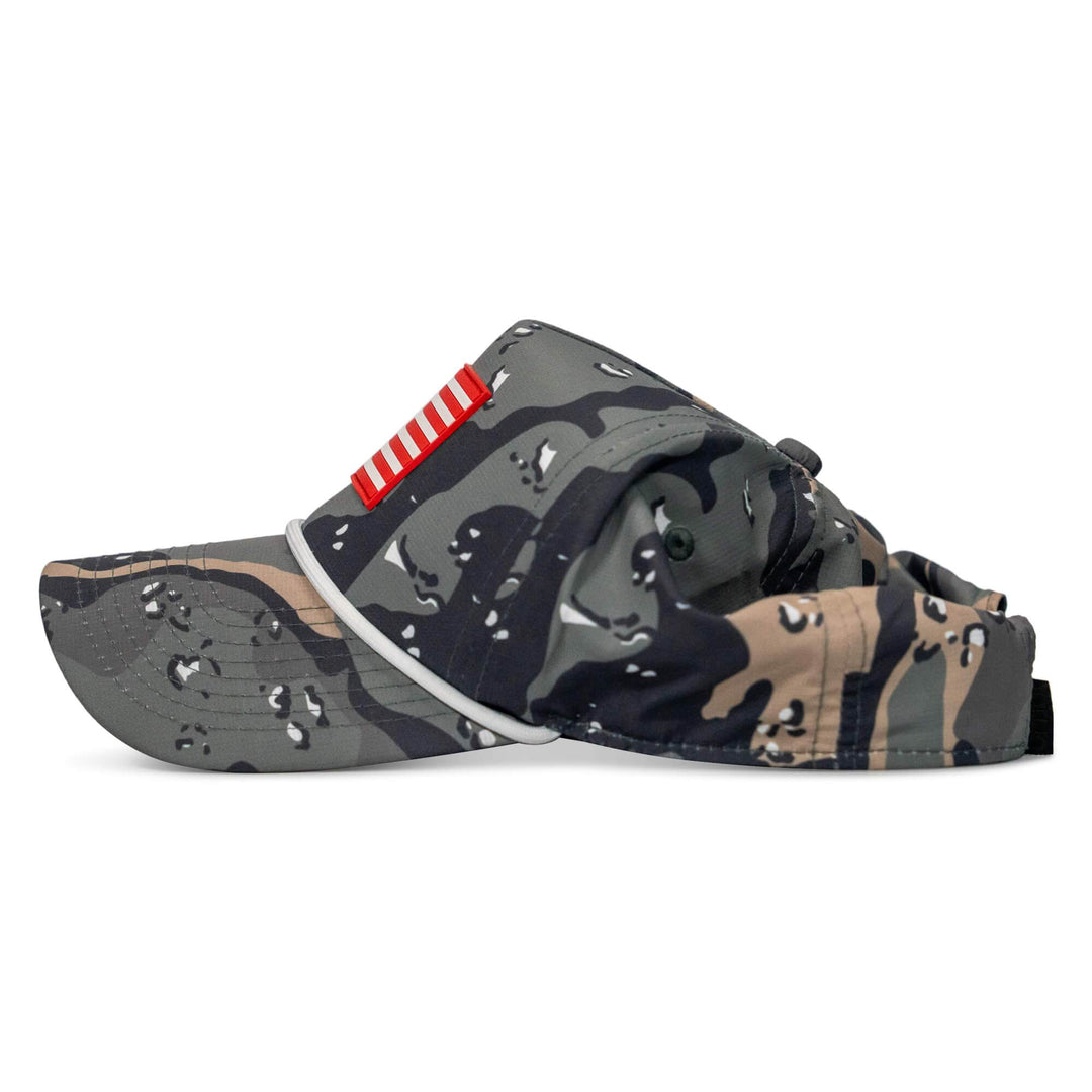 American Flag PVC Patch Waterproof Weekender Snapback